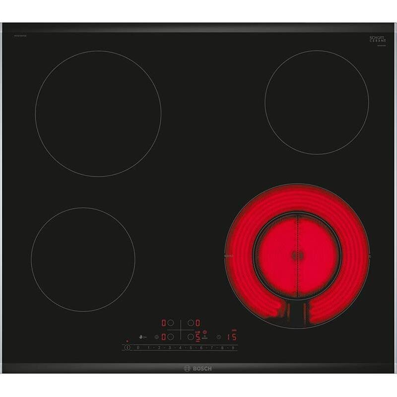 Bosch, 60 cm, black - Built-in Ceramic Hob цена и информация | Pliidiplaadid | kaup24.ee