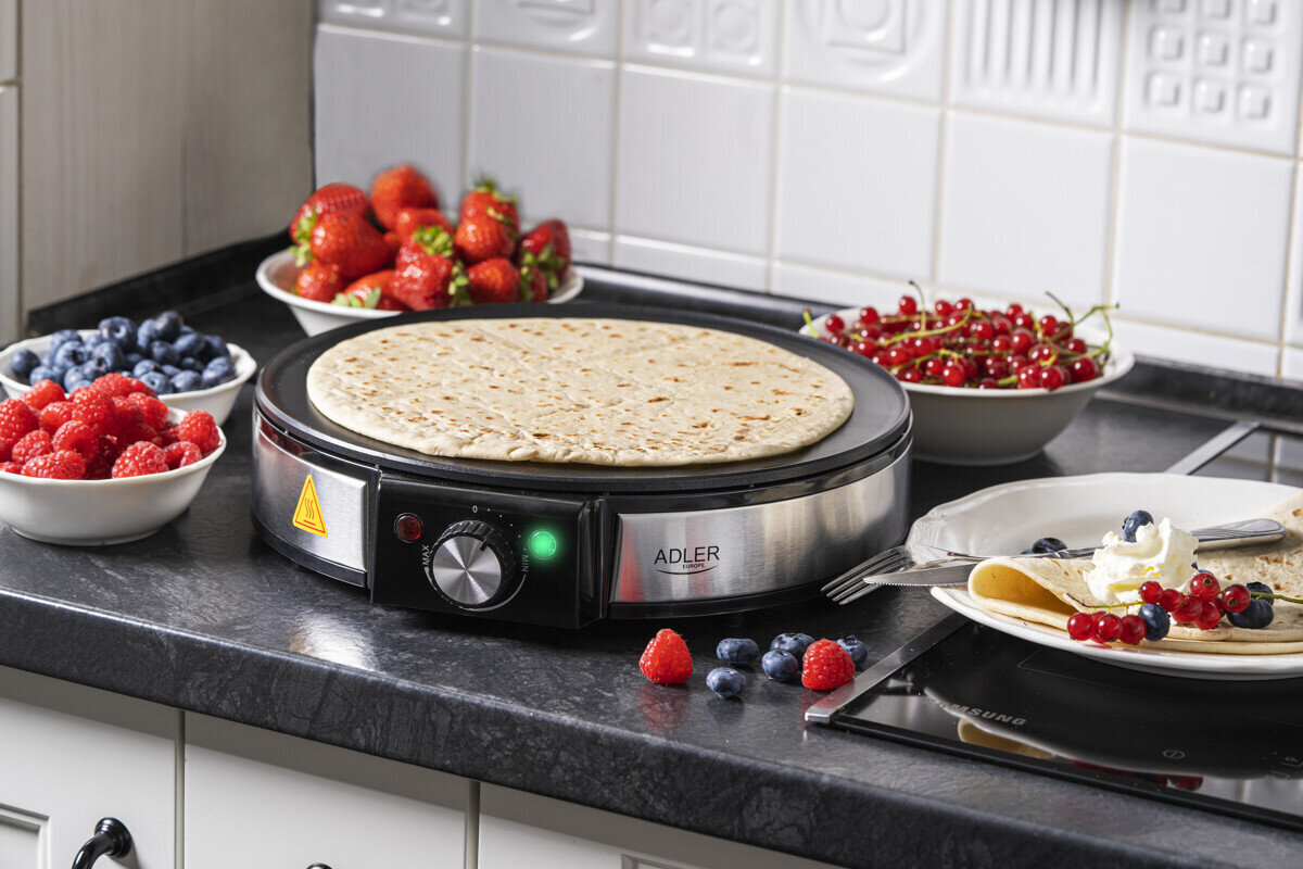 Adler Crepe Maker AD 3058 1600 W цена и информация | Vahvliküpsetajad ja pannkoogiküpsetaja | kaup24.ee