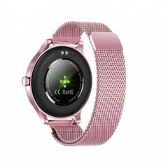 Стильные смарт-часы из стали розового цвета Garett Electronics  цена и информация | Смарт-часы (smartwatch) | kaup24.ee