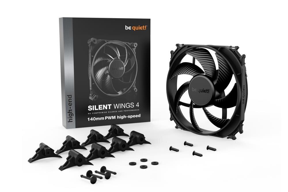 Be quiet! Silent Wings 4 140mm PWM high-speed цена и информация | Arvuti ventilaatorid | kaup24.ee