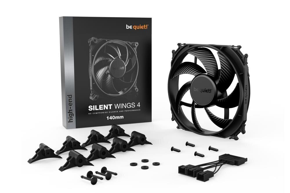 Be quiet! Silent Wings 4 140mm Case Fan BL095 цена и информация | Arvuti ventilaatorid | kaup24.ee
