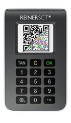 Reiner SCT tan Jack фото QR Black TFT Генератор интернет-банкинга, Кардридер цена и информация | Смарттехника и аксессуары | kaup24.ee