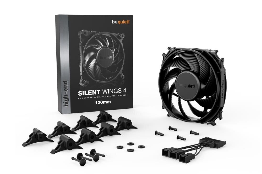 Be quiet! Silent Wings 4 120mm Case Fan BL092 цена и информация | Arvuti ventilaatorid | kaup24.ee