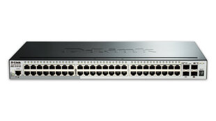 Сетевой коммутатор D-Link DGS-1510-52X/E Управляемый L3 Gigabit Ethernet (10/100/1000) 1U Черный цена и информация | Коммутаторы (Switch) | kaup24.ee