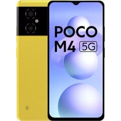 Poco M4 5G 6/128GB MZB0BF7EU Yellow hind ja info | Telefonid | kaup24.ee