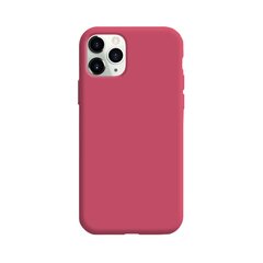 iPhone 11 Pro (5,8″) silikoonümbris – Camellia Red hind ja info | Telefoni kaaned, ümbrised | kaup24.ee