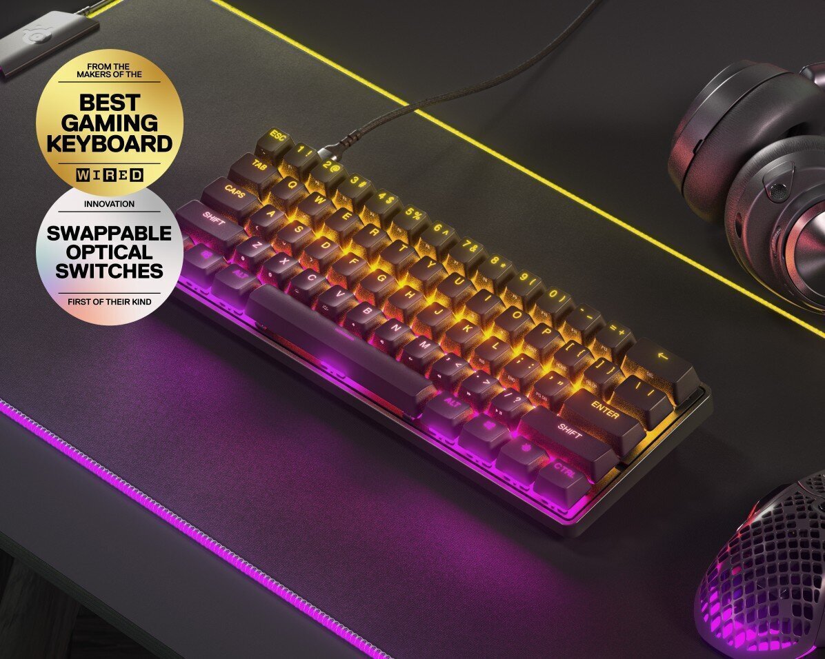 SteelSeries Gaming Keyboard Apex 9 Mini hind ja info | Klaviatuurid | kaup24.ee