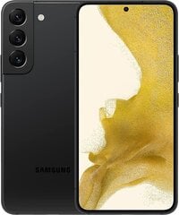 Samsung Galaxy S22 5G 8/128GB SM-S901BZKDEEB Phantom Black цена и информация | Мобильные телефоны | kaup24.ee