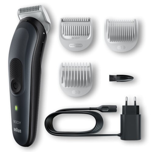 Bodygroomer + combs 0,1,3 Braun цена и информация | Juukselõikusmasinad, trimmerid | kaup24.ee