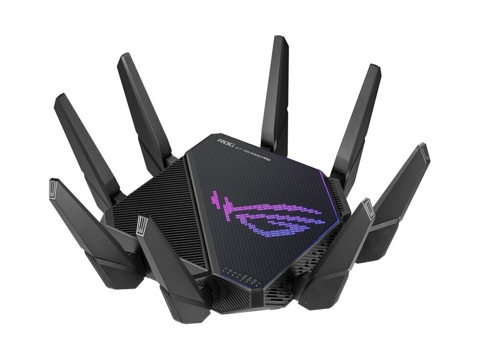 Asus Tri-band Gigabit Wifi-6 Gaming Router ROG Rapture GT-AX11000 PRO 802.11ax hind ja info | Ruuterid | kaup24.ee