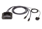 Aten US3312 2-Port USB-C 4K DisplayPort KVM