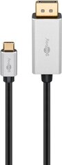 Goobay USB-C DisplayPort 60176 2 m цена и информация | Borofone 43757-uniw | kaup24.ee
