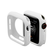 Силиконовый чехол для Apple Watch – Белый 40mm цена и информация | Аксессуары для смарт-часов и браслетов | kaup24.ee