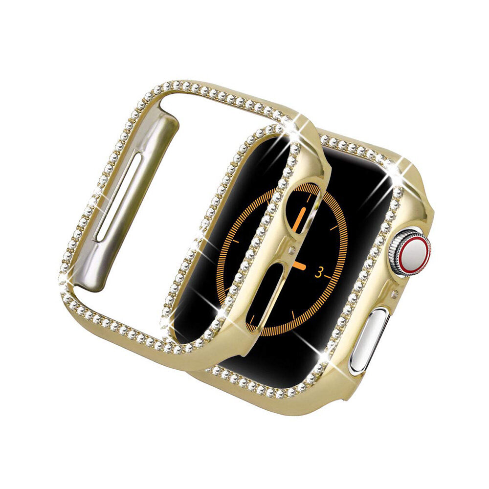 Diamond Apple Watch Ümbris – Kuld 40mm цена и информация | Nutikellade ja nutivõrude tarvikud | kaup24.ee