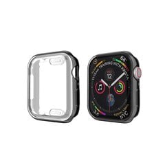 Apple Watch silikoonümbris – Must 44mm hind ja info | Nutikellade ja nutivõrude tarvikud | kaup24.ee