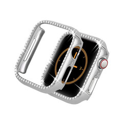 Чехол Diamond для Apple Watch — Серебряный 38mm цена и информация | Аксессуары для смарт-часов и браслетов | kaup24.ee