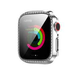 Crystal Apple Watch Ümbris – Hõbe 42mm hind ja info | Nutikellade ja nutivõrude tarvikud | kaup24.ee