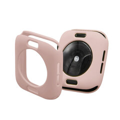 Apple Watch silikoonümbris – Roosa 42mm hind ja info | Nutikellade ja nutivõrude tarvikud | kaup24.ee