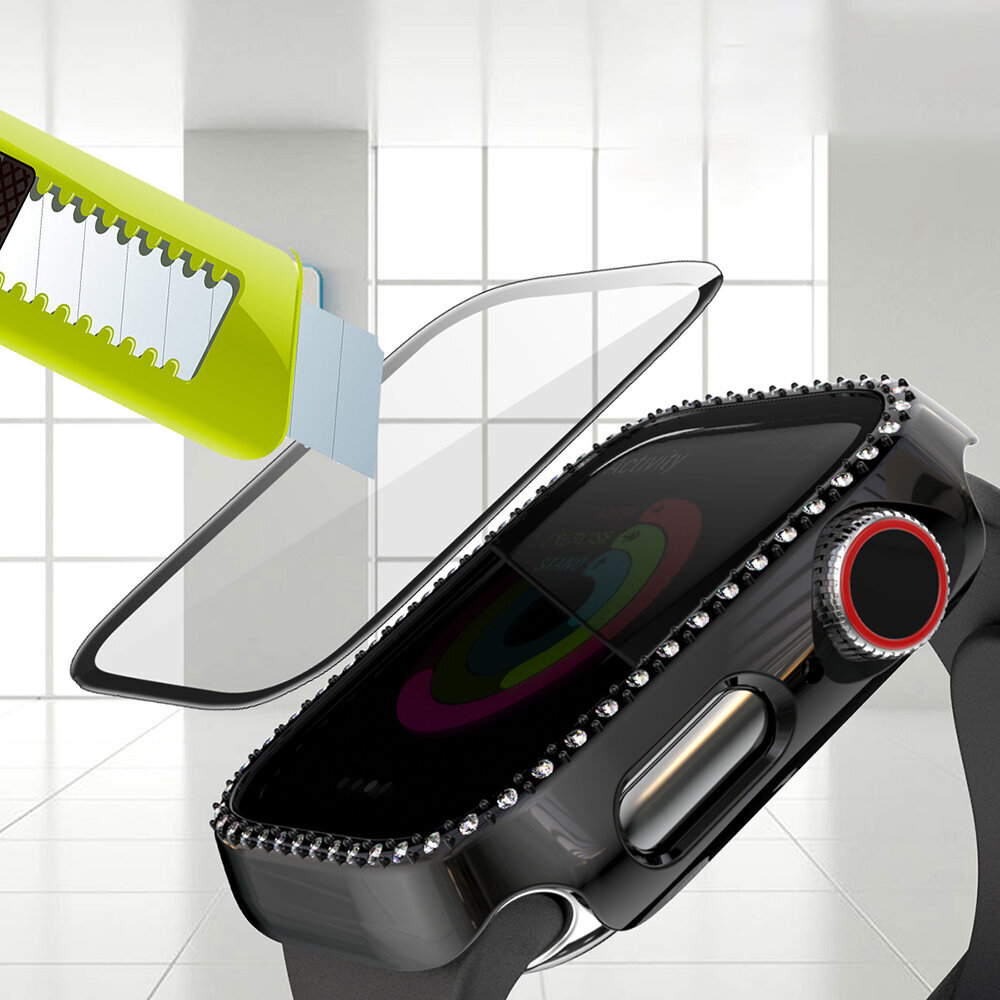 Crystal Apple Watch Ümbris – Läbipaistev 40mm цена и информация | Nutikellade ja nutivõrude tarvikud | kaup24.ee
