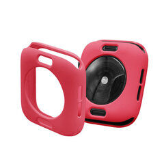 Apple Watch silikoonümbris – Punane 38mm hind ja info | Nutikellade ja nutivõrude tarvikud | kaup24.ee