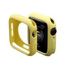 Apple Watch silikoonümbris – Kollane 44mm hind ja info | Nutikellade ja nutivõrude tarvikud | kaup24.ee