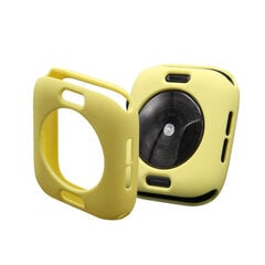 Силиконовый чехол для Apple Watch – Жёлтый 42mm цена и информация | Аксессуары для смарт-часов и браслетов | kaup24.ee