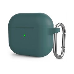 Защитный чехол с крючком для AirPods 3 — Pine Green цена и информация | Аксессуары для наушников | kaup24.ee