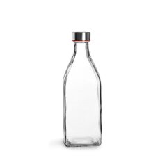 Бутылка, 1л, стекло цена и информация | Стаканы, фужеры, кувшины | kaup24.ee