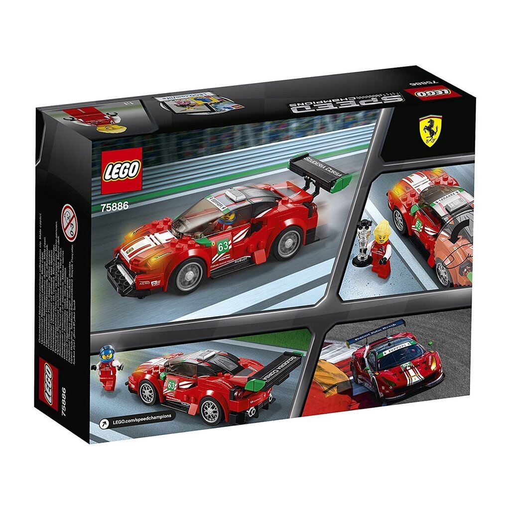 75886 LEGO® SPEED CHAMPIONS Ferrari 488 GT3 Scuderia Corsa hind ja info | Klotsid ja konstruktorid | kaup24.ee