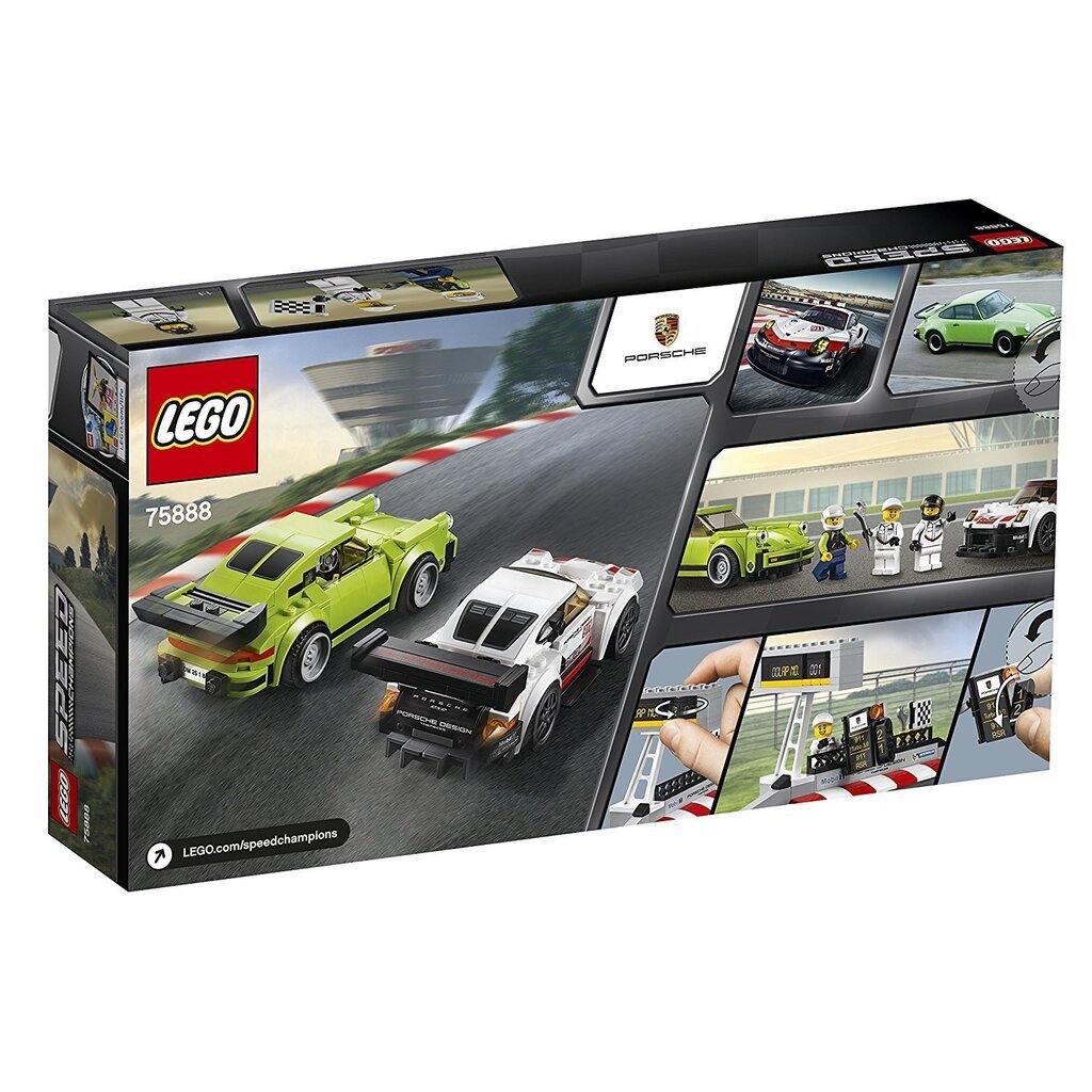 75888 LEGO® Speed ​​​​Champions Porsche 911 RSR ja 911 Turbo 3.0 hind ja info | Klotsid ja konstruktorid | kaup24.ee