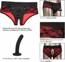CalExotics Scandal Crotchless Pegging Panty Set S/M hind ja info | Dildod | kaup24.ee