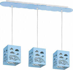 Milagro Hanging lamp RALLY BLUE 3xE27 60W hind ja info | Lastetoa valgustid | kaup24.ee