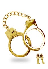 Taboom Gold Plated BDSM Handcuffs цена и информация | БДСМ и фетиш | kaup24.ee