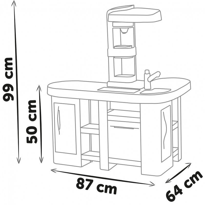 Mänguköök Smoby Mini Tefal Studio XL, 34 tarvikut цена и информация | Tüdrukute mänguasjad | kaup24.ee