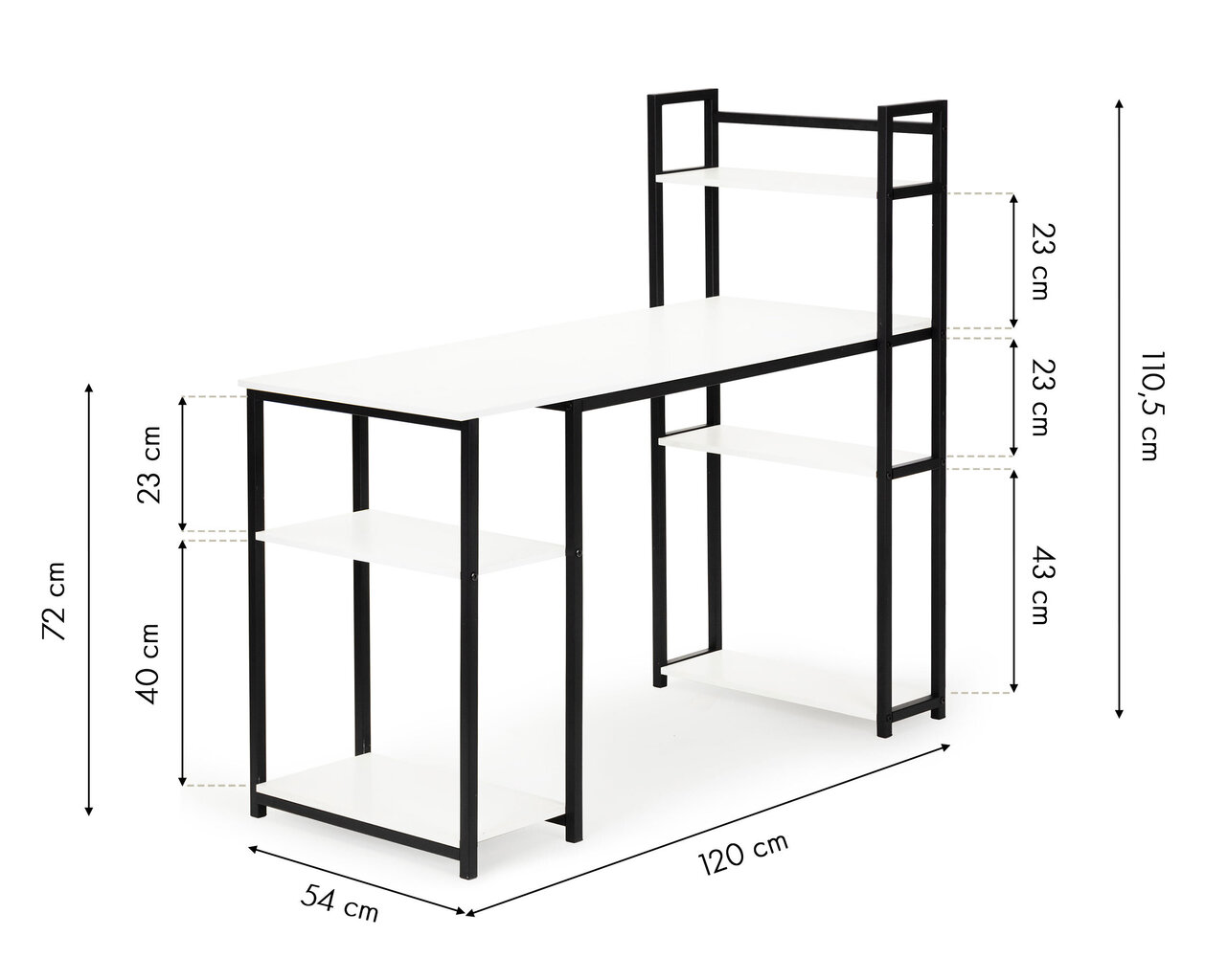 MODERNNE METALLAAUD цена и информация | Arvutilauad, kirjutuslauad | kaup24.ee