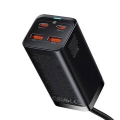 Baseus GaN3 Pro 2xUSB-C + 2xUSB wall charger, 100 Вт (black) цена и информация | Baseus Одежда, обувь и аксессуары | kaup24.ee