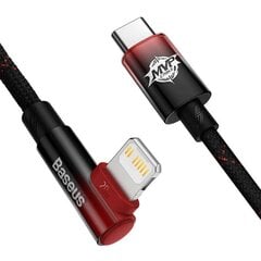 Baseus USB-C to Lightning MVP 20Вт 1м Cable (Black-red) цена и информация | Borofone 43757-uniw | kaup24.ee