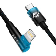Baseus USB-C to Lightning MVP 20W 1m Cable (Black-blue) hind ja info | Mobiiltelefonide kaablid | kaup24.ee