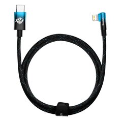 Baseus USB-C to Lightning MVP 20W 1m Cable (Black-blue) hind ja info | Mobiiltelefonide kaablid | kaup24.ee