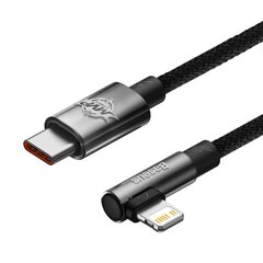 Baseus USB-C to Lightning MVP 20W 1m Cable (Black) hind ja info | Mobiiltelefonide kaablid | kaup24.ee