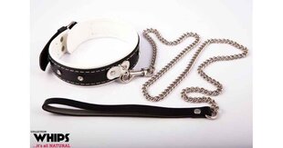 Whips Women's collar with leash white цена и информация | БДСМ и фетиш | kaup24.ee