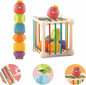 Woopie Flexible Sensory Cube Sorter for Children + Rattle 7 pcs. hind ja info | Arendavad mänguasjad | kaup24.ee