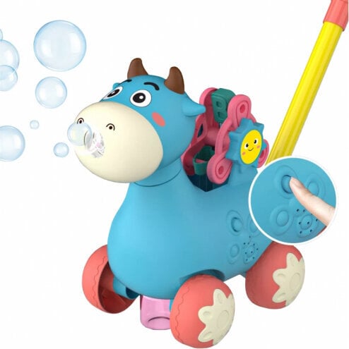 Woopie Fudge Push Bar with Sound and Soap Bubbles Blue hind ja info | Imikute mänguasjad | kaup24.ee