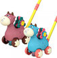 Woopie Fudge Push Bar with Sound and Soap Bubbles Blue цена и информация | Imikute mänguasjad | kaup24.ee