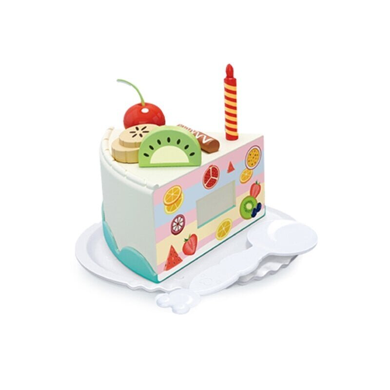 Woopie Confectionery - Birthday Cake for Cutting + Tea Set 85 pcs. hind ja info | Tüdrukute mänguasjad | kaup24.ee