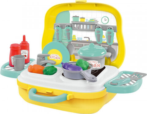 Woopie Portable Set of a Little Cook 2in1 Kitchen in a Suitcase 18 akc hind ja info | Imikute mänguasjad | kaup24.ee