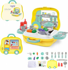 Woopie Portable Set of a Little Cook 2in1 Kitchen in a Suitcase 18 akc цена и информация | Игрушки для малышей | kaup24.ee