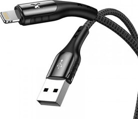 Vipfan USB to Lightning cable Colorful X13, 3A, 1.2m (black) hind ja info | Kaablid ja juhtmed | kaup24.ee