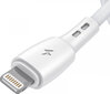 Vipfan USB to Lightning cable Racing X05, 3A, 3m (white) цена и информация | Kaablid ja juhtmed | kaup24.ee