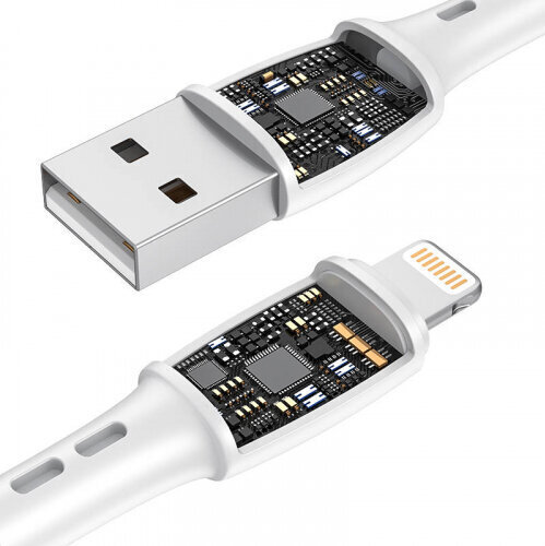 Vipfan USB to Lightning cable Racing X05, 3A, 3m (white) hind ja info | Kaablid ja juhtmed | kaup24.ee